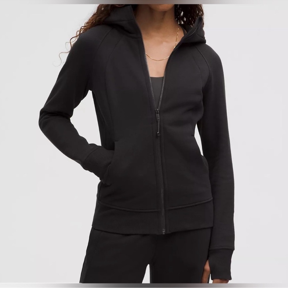 Lululemon Black faded scuba Hoodie